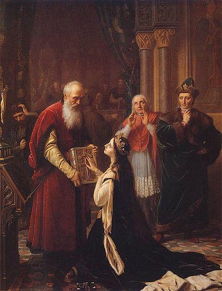 Jozef Simmler Queen Jadwiga's Oath